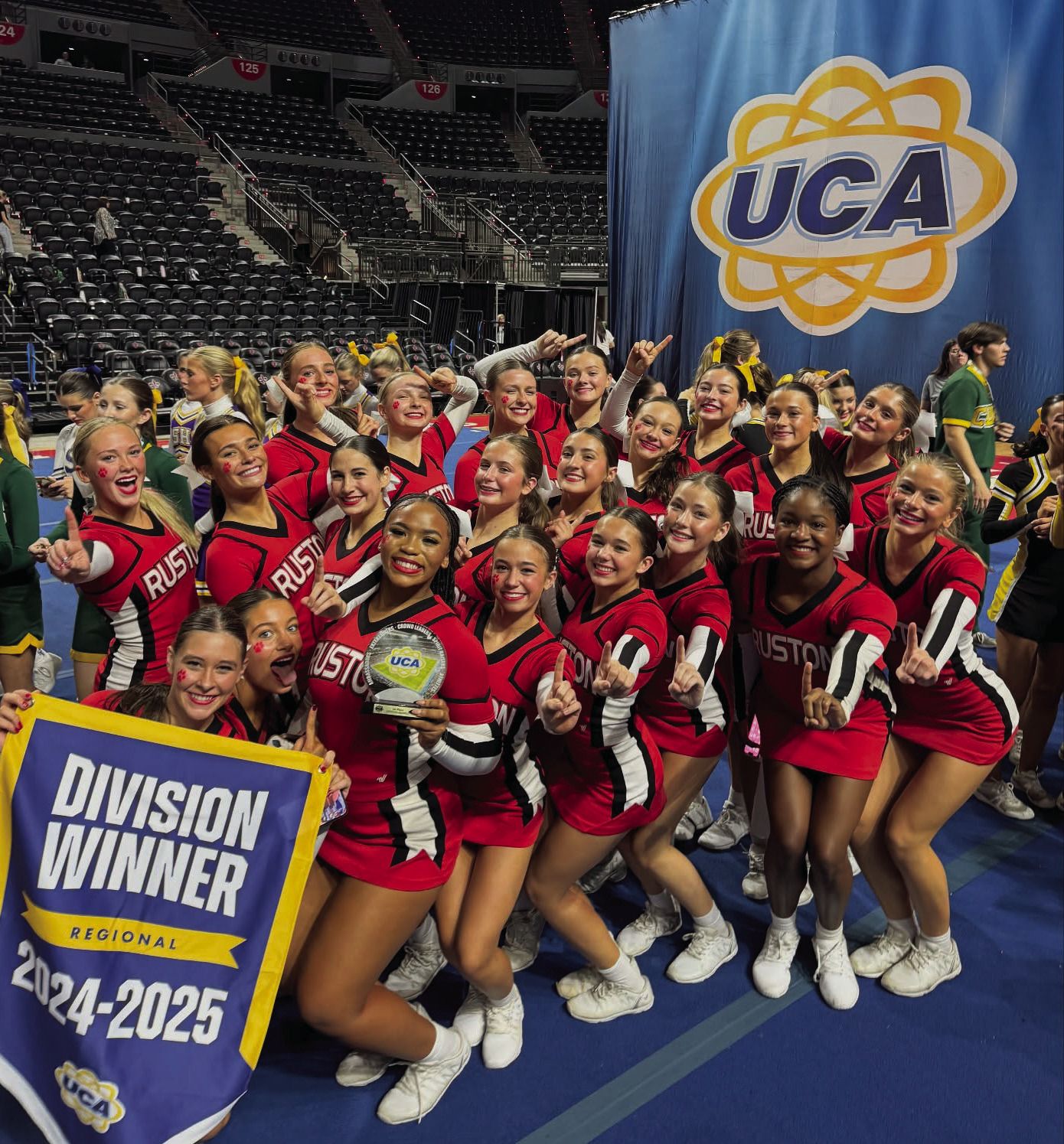 Ruston High Competition Cheer team wins Louisiana UCA Regional title ...