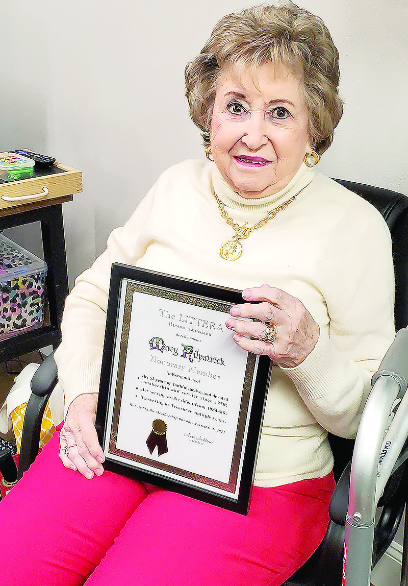 Ruston Littera Names Honorary Members | Ruston Daily Leader