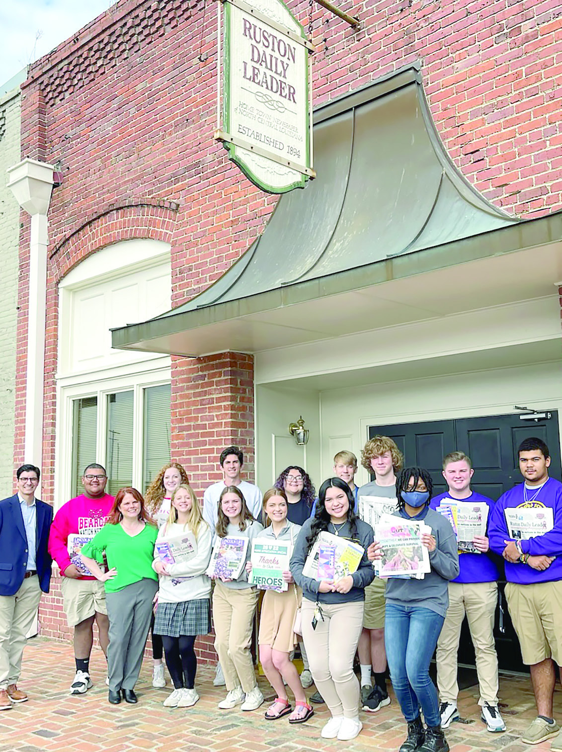 SAIL Students Tour Ruston Daily Leader Office, Operation | Ruston Daily ...