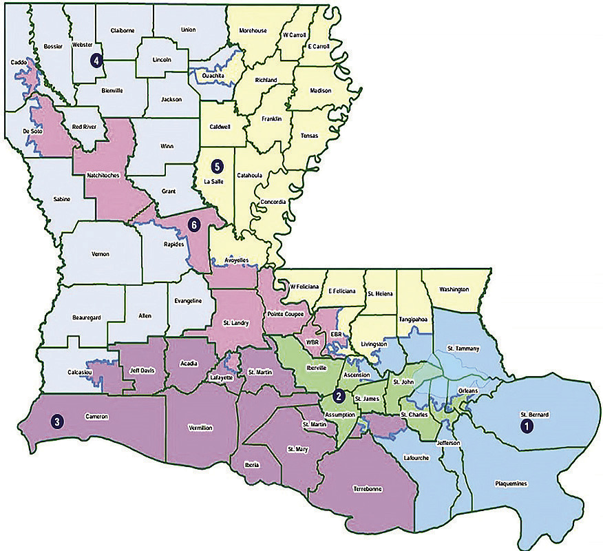 Parish could move districts in new congressional map | Ruston Daily Leader