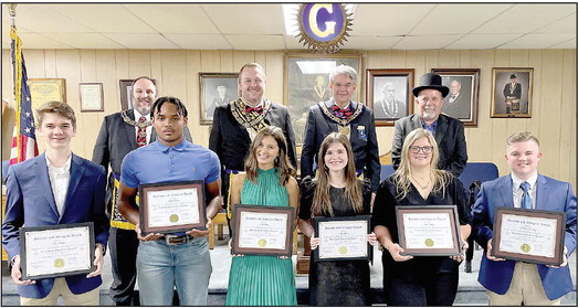 Masons Honor Local Students With Honesty And Integrity Awards Ruston