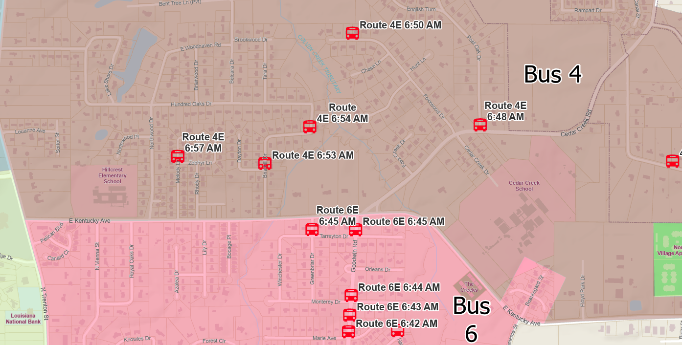 Bus Route Screenshot 